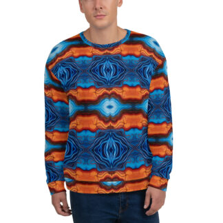 CAVIS Reborn Pattern Psychedelic Sweatshirt Men's Front