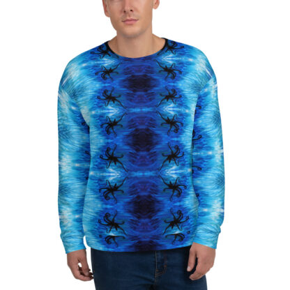 CAVIS Blue Ocean Octopus Sweatshirt Men's - Front
