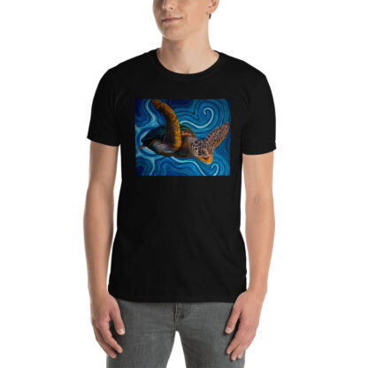 CAVIS Sea Turtle Men's T-Shirt - Black