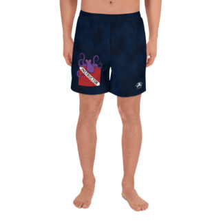 CAVIS Dive Flag Octopus Men's Athletic Shorts - Scuba Instructor Shorts - Front