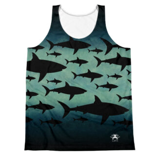 CAVIS Shark Pattern Tank Top  – Front