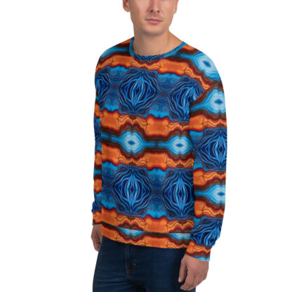 CAVIS Reborn Pattern Psychedelic Sweatshirt Men's Left