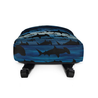 CAVIS Hammerhead Shark Pattern Backpack - Bottom