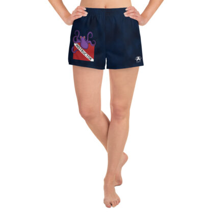 CAVIS Dive Flag Octopus Women's Athletic Shorts - Scuba Instructor Shorts - Front