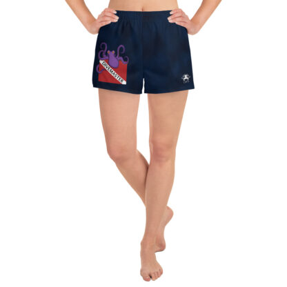 CAVIS Dive Flag Octopus Women's Athletic Shorts - Scuba Divemaster Shorts - Front