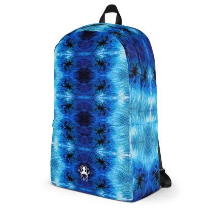 CAVIS Blue Ocean Octopus Pattern Backpack - Left