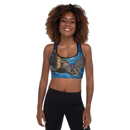 Cavis Sea Turtle Padded Sports Bra