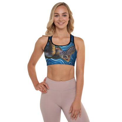 Cavis Sea Turtle Padded Sports Bra