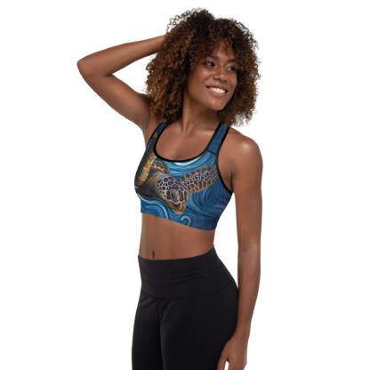 Cavis Sea Turtle Padded Sports Bra