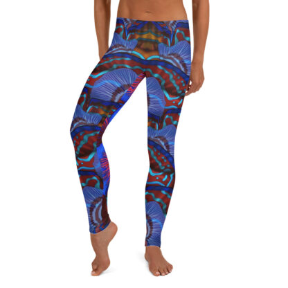 CAVIS Mandarinfish Pattern Colorful Leggings - Women's - Front 1