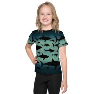 CAVIS Shark Pattern Kid's Shirt - Front