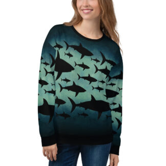 CAVIS Shark Pattern Sweatshirt - Front