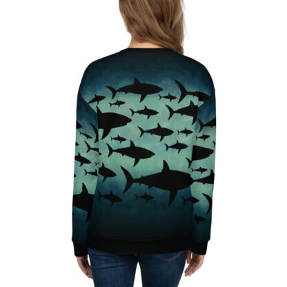 CAVIS Shark Pattern Sweatshirt - Back