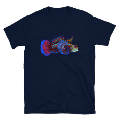 CAVIS Mandarinfish T-Shirt - Navy Blue - Front