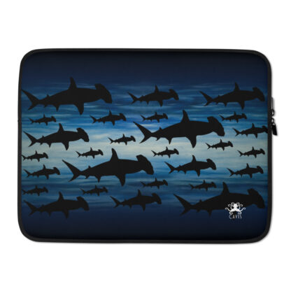 CAVIS Shark Pattern Laptop Sleeve - Hammerhead Case - 15 inch
