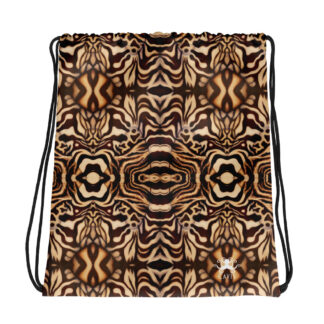 CAVIS Wunderpus Drawstring Bag – Natural Color Octopus Pattern