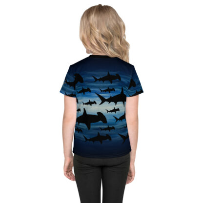 CAVIS Hammerhead Shark Pattern Kid's Shirt - Back