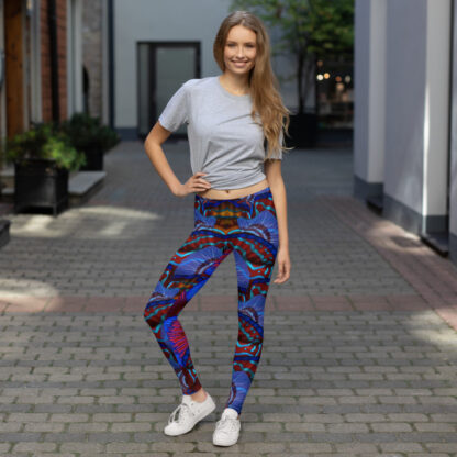 CAVIS Mandarinfish Pattern Colorful Leggings - Women's - Lifestyle 2