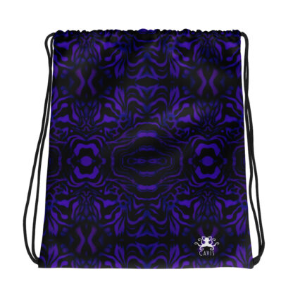 CAVIS Wunderpus Drawstring Bag - Purple and Black