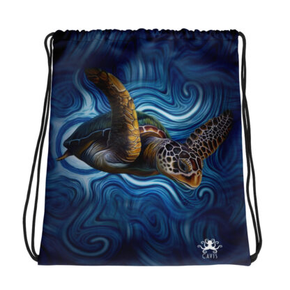 CAVIS Sea Turtle Drawstring Bag