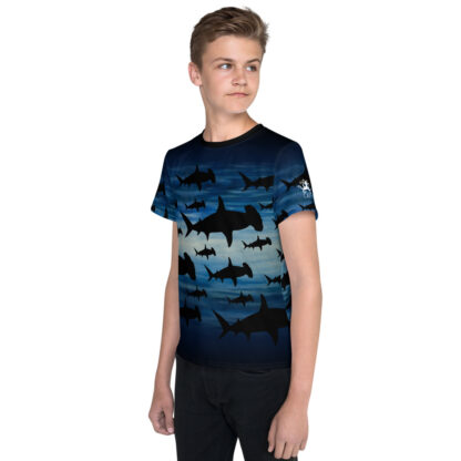 CAVIS Shark Pattern - Hammerhead - Youth shirt - Right