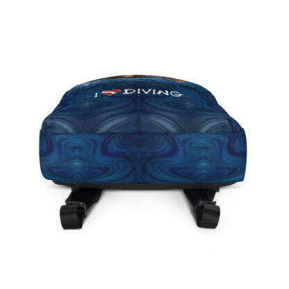 CAVIS Sea Turtle Backpack - I Love Diving - Bottom View