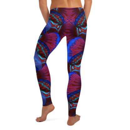 CAVIS Mandarinfish Pattern Colorful Leggings - Women's - Back