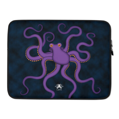 CAVIS Purple Octopus Laptop Sleeve - 15 inch