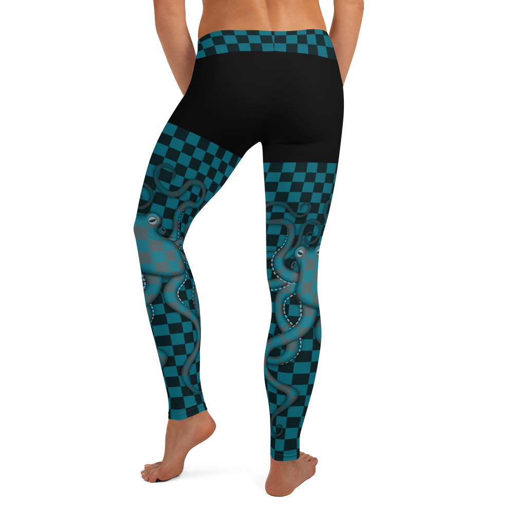 checkered yoga pants