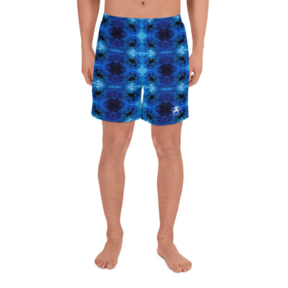 CAVIS Blue Ocean Octopus Men's Athletic Shorts - Front