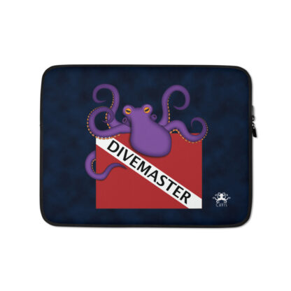 CAVIS Dive Flag Purple Octopus Laptop Sleeve - Divemaster - 13"