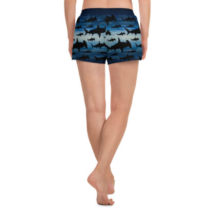 CAVIS Hammerhead Shark Pattern Athletic Shorts - Women's - Back