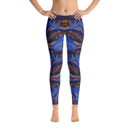 CAVIS Mandarinfish Pattern Colorful Leggings - Women's - Front 2