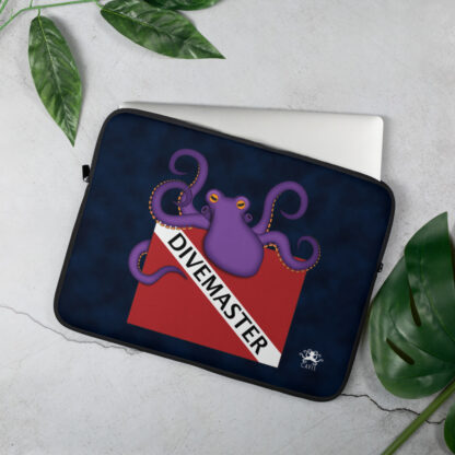CAVIS Dive Flag Purple Octopus Laptop Sleeve - Divemaster - 15" Lifestyle