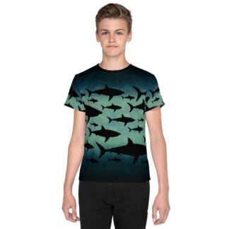 CAVIS Shark Pattern Youth Shirt – Front