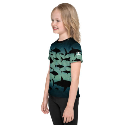 CAVIS Shark Pattern Kid's Shirt - Left