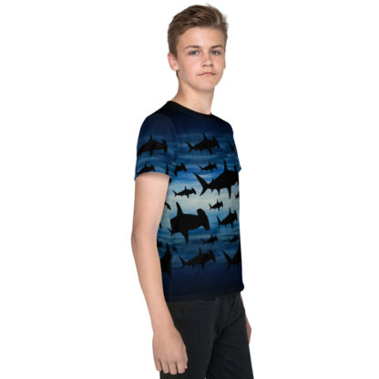 CAVIS Shark Pattern - Hammerhead - Youth shirt - Right