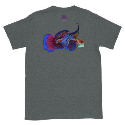 CAVIS Mandarinfish T-Shirt - Heather Gray - Back