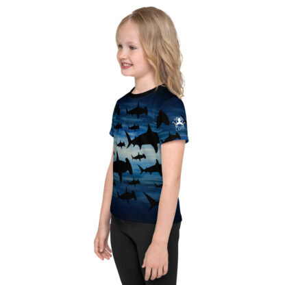 CAVIS Hammerhead Shark Pattern Kid's Shirt - Left