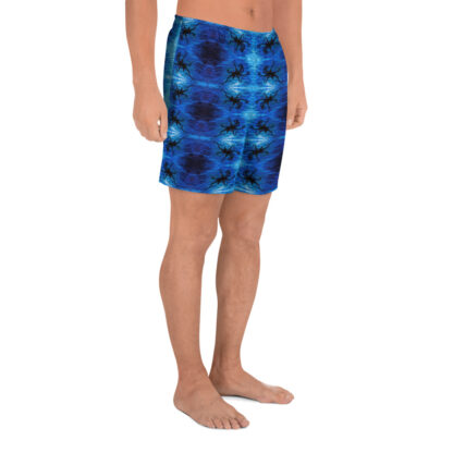 CAVIS Blue Ocean Octopus Men's Athletic Shorts - Right