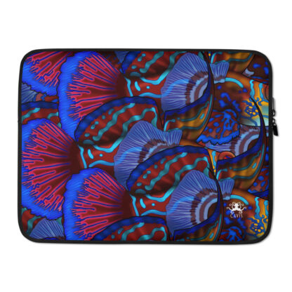CAVIS Mandarinfish Pattern Laptop Sleeve - Mandarin fish Case - 15 inch