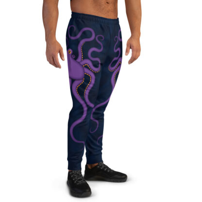 CAVIS Purple Octopus Joggers - Men's Sweatpants - Right