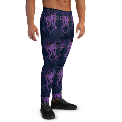 CAVIS Purple Octopus Pattern Joggers - Men's Sweatpants - Right