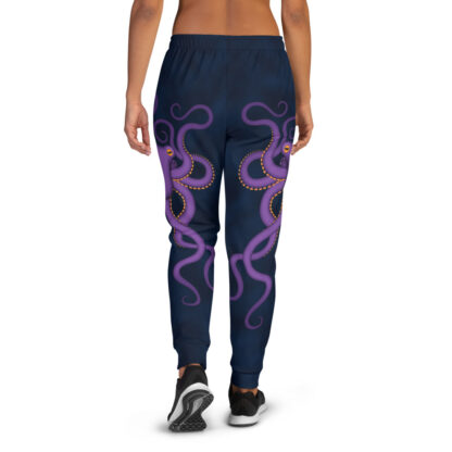 CAVIS Purple Octopus Joggers - Women's Sweatpants - Back