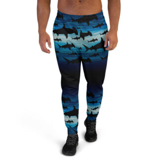 CAVIS Hammerhead Shark Pattern Joggers - Men's Sweatpants - Front
