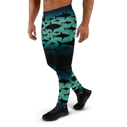 CAVIS Shark Pattern Joggers - Men's Sweatpants - Left