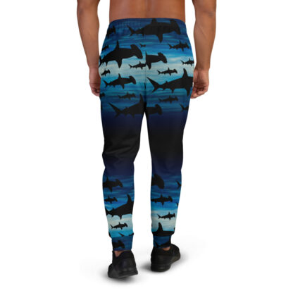 CAVIS Hammerhead Shark Pattern Joggers - Men's Sweatpants - Back
