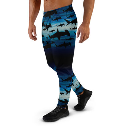 CAVIS Hammerhead Shark Pattern Joggers - Men's Sweatpants - Left