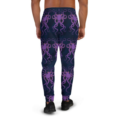 CAVIS Purple Octopus Pattern Joggers - Men's Sweatpants - Back
