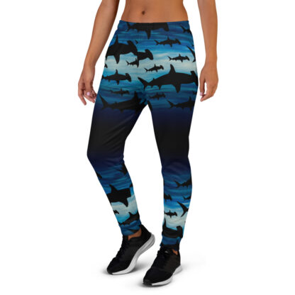 CAVIS Shark Pattern Hammerhead Joggers - Women's Sweatpants - Left